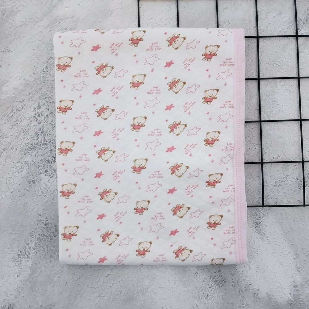 BERÇO KAPİTONE KUNDAK ÖRTÜ - PEMBE