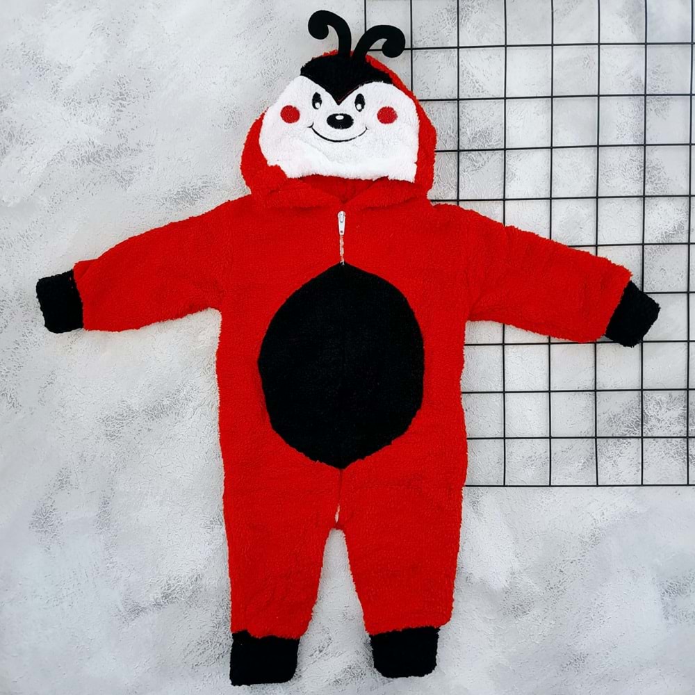 NURCİKS POLAR UĞUR BÖCEĞİ TULUM - KIRMIZI - 3 YAŞ