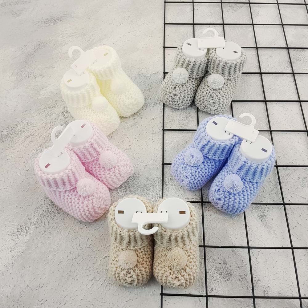 RECOS TRİKO PATİK - MAVİ - 0-6 AY