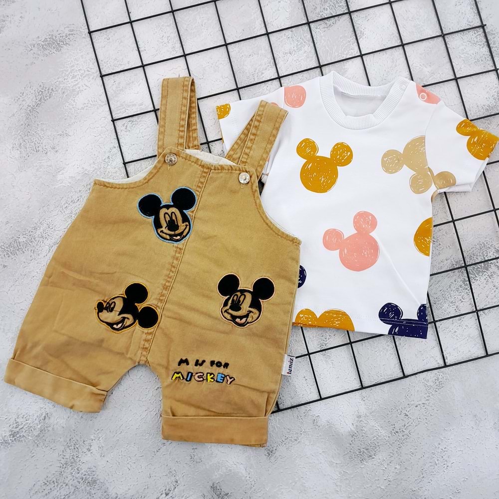 TEMİZ 647 MICKEY ERKEK SLOPET-KAHVE - 9-12 AY