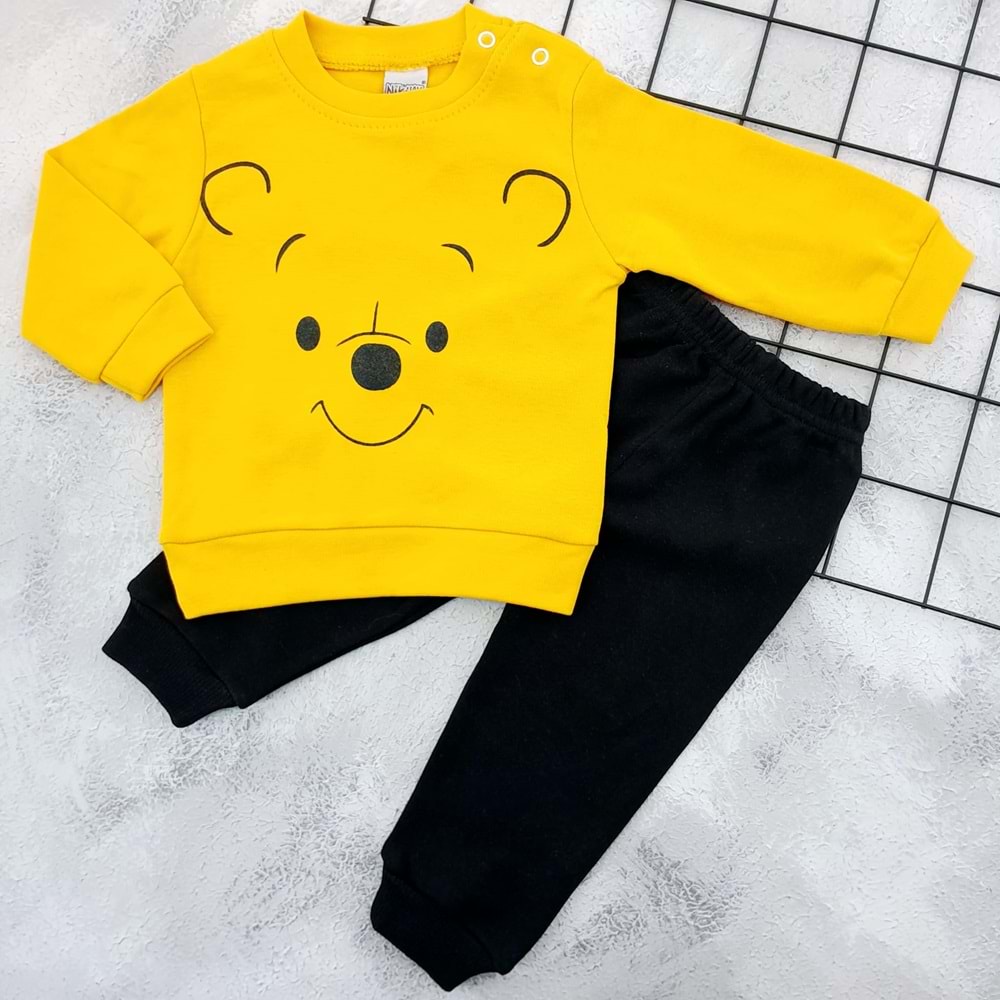 NİKUBY 8691 WİNNİE THE POOH TAKIM - HARDAL - 9 AY