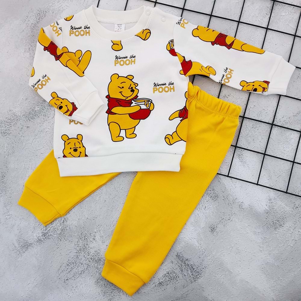 NİKUBY 9196 WİNNİE THE POOH HONEY TAKIM - HARDAL - 9 AY