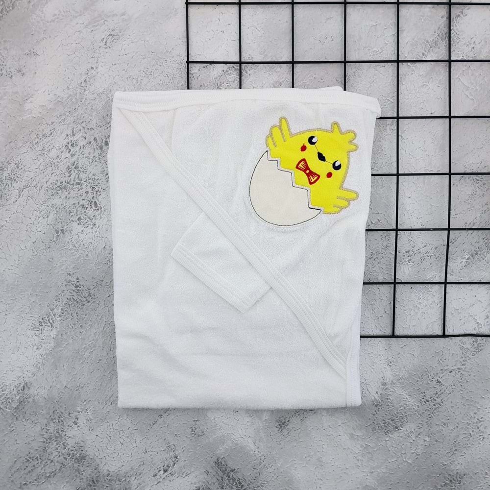 GÜLÜNCE BABY CİVCİV BEBE HAVLU -SARI