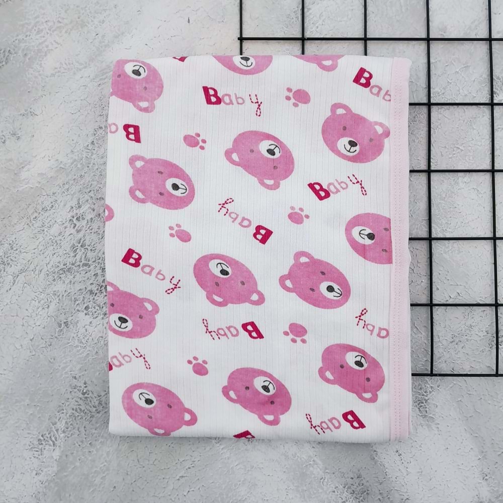 BERÇO RAPORLU ÇİFT KAT AYILI BEBEK BATTANİYESİ 95*75 - PEMBE