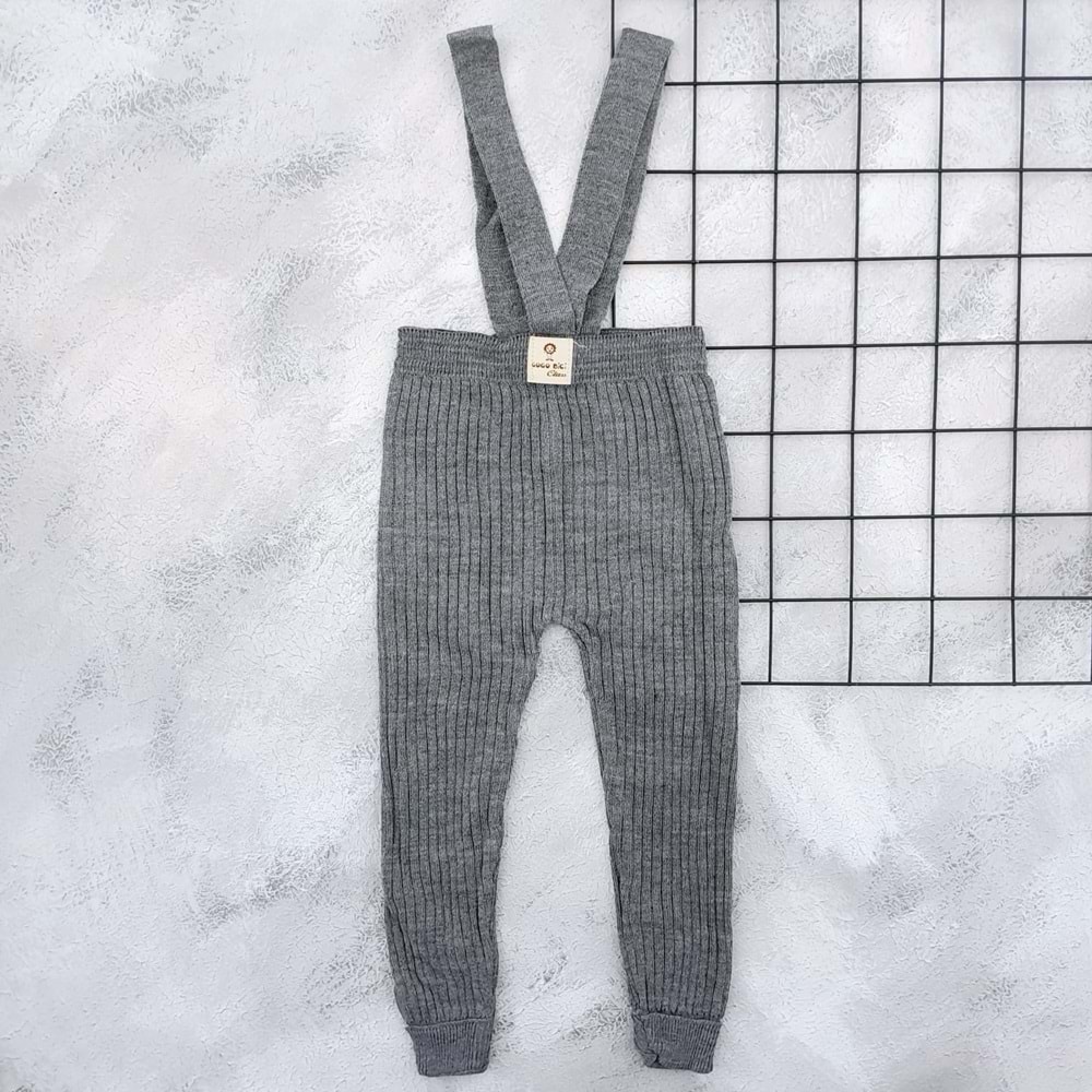 GOGO BİCİ 1562 ÇAPRAZ ASKILI TRİKO SLOPET - FÜME - 5 YAŞ