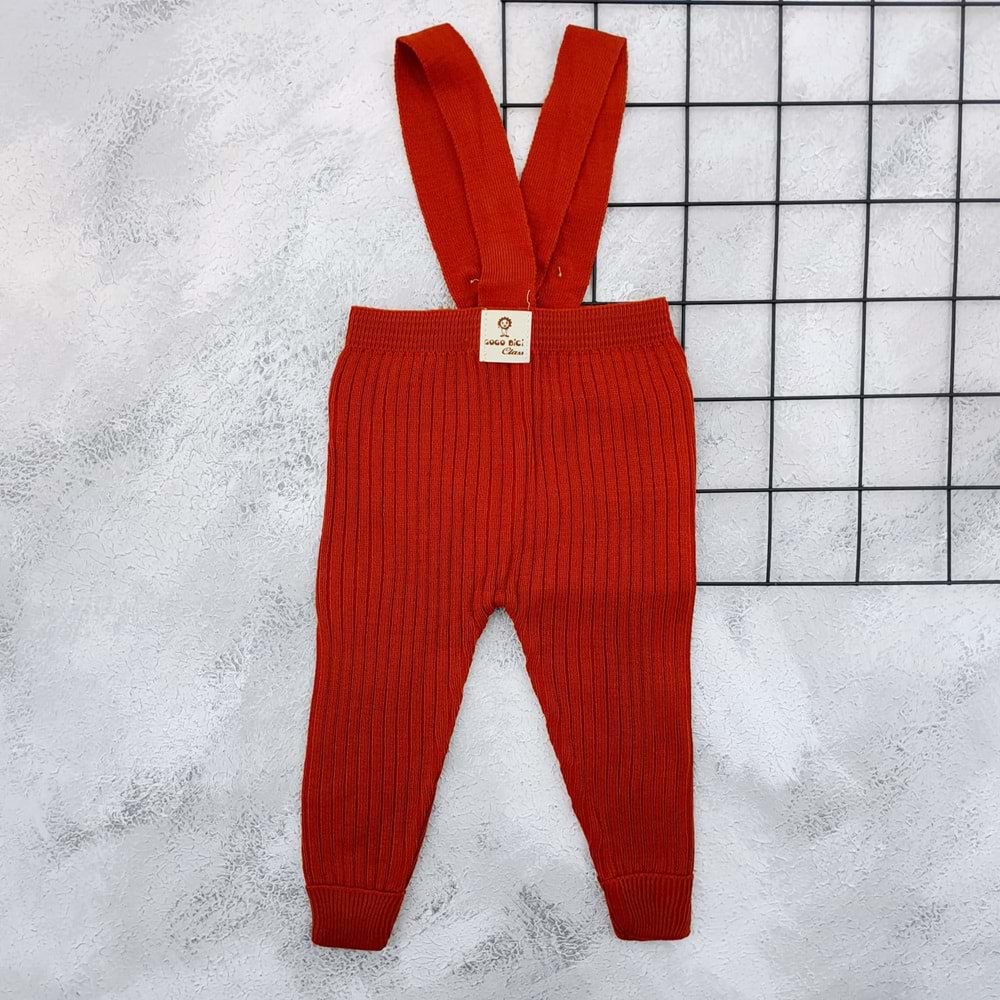 GOGO BİCİ 1562 ÇAPRAZ ASKILI TRİKO SLOPET - KİREMİT - 18 AY