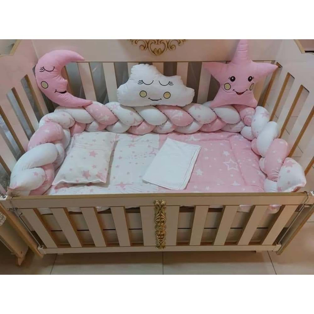 ARMONİ 240 CM ÖRGÜ UYKU SETİ -PEMBE-