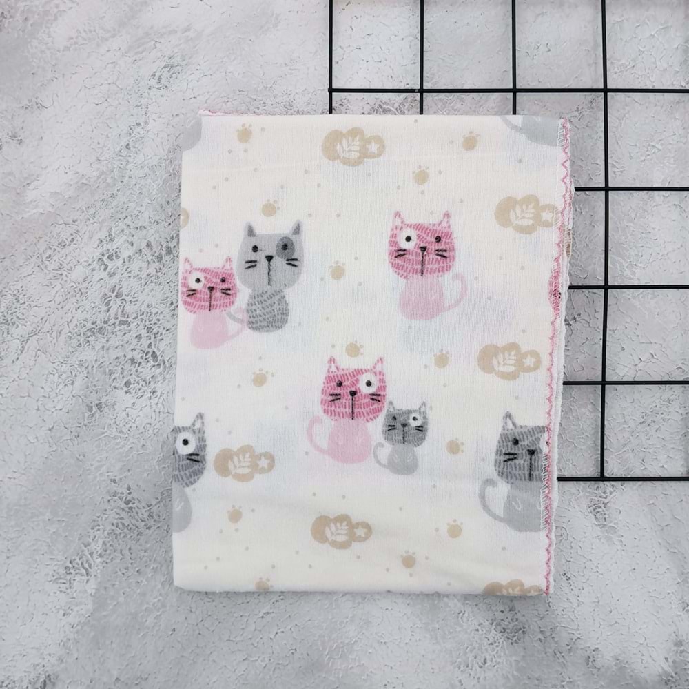 BERÇO TEK KAT PAZEN BATTANİYE KEDİCİK- PEMBE