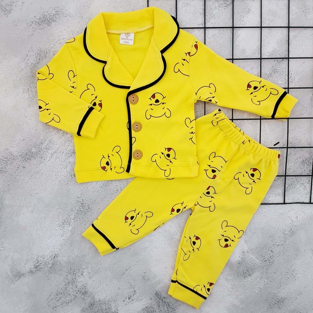 MİNİLOVE 8214 WİNNİE THE POOH PİJAMA TAKIM
