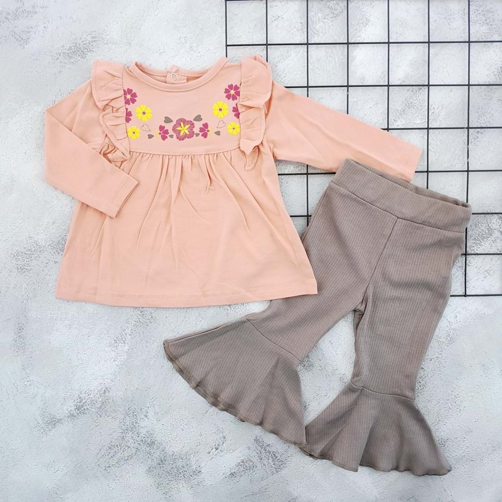 NAZAR 25108 ÇİÇEK BASKILI MEVSİMLİK TAKIM