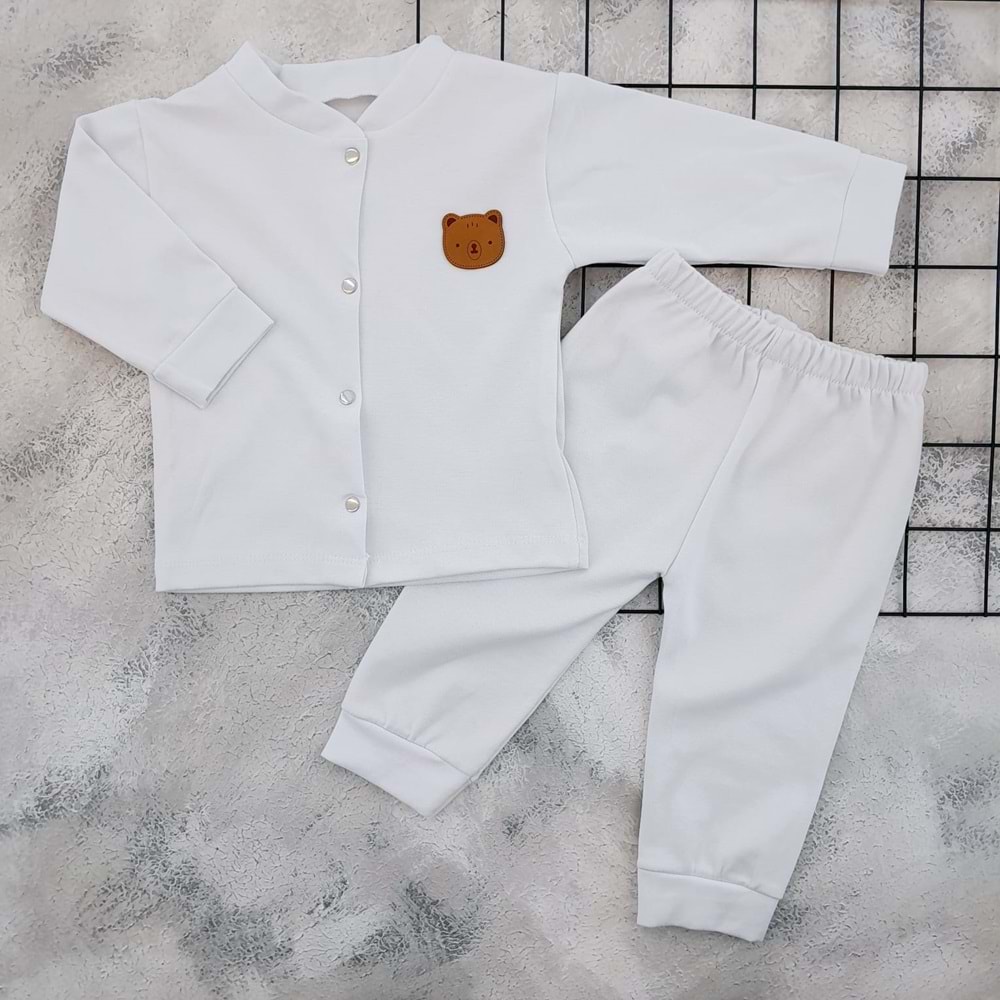 CLOWN KİDS 0013 AYICIK ARMALI ÇITÇITLI TAKIM