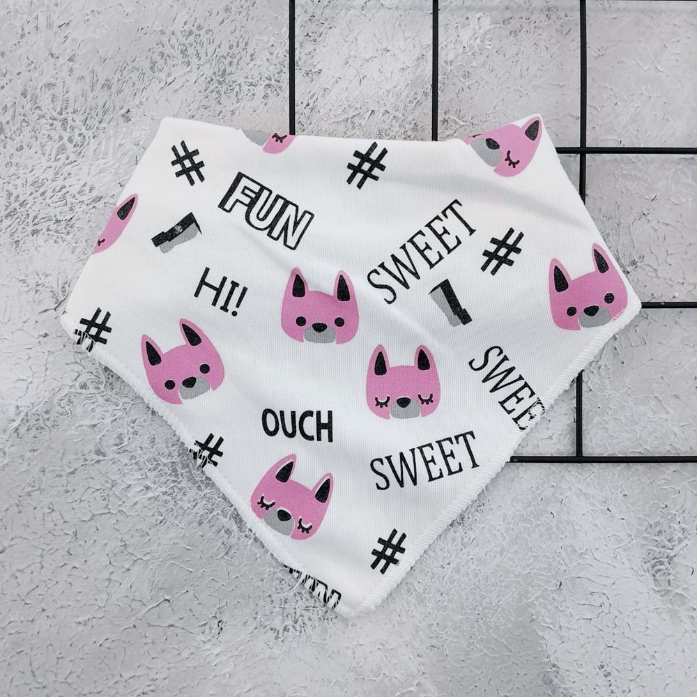 MİNİTOY 367 SWEET BEBE FULAR - PEMBE