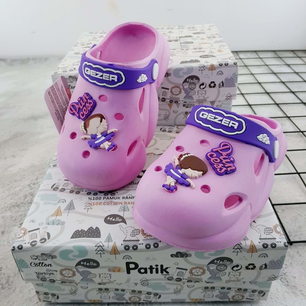 GEZER 0127 PRİNCESS CROCS TERLİK - PEMBE - 31