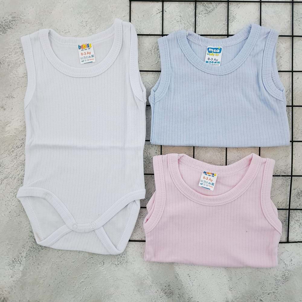 MSA 1340 ASKILI ÇITÇITLI BADİ - PEMBE - 9-12 AY