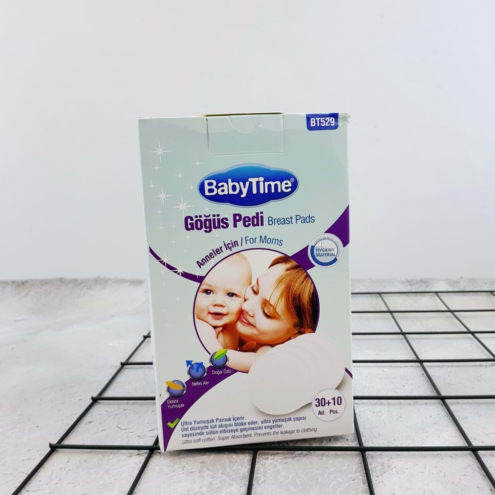 BABYTİME 529 GÖĞÜS PEDİ 40 LI