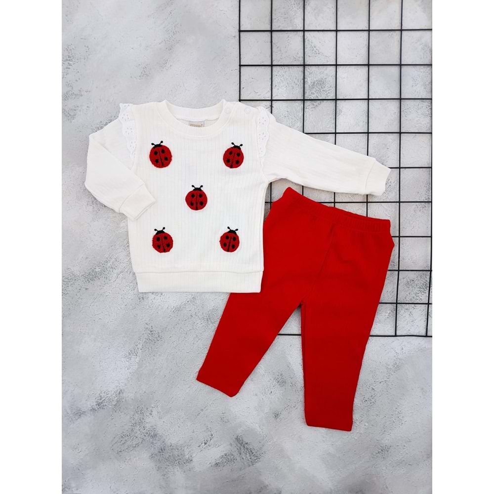 NİKUBY 45222 SÜZENE UĞURBÖCEĞİ MEVSİMLİK TAKIM - KIRMIZI - 12 AY