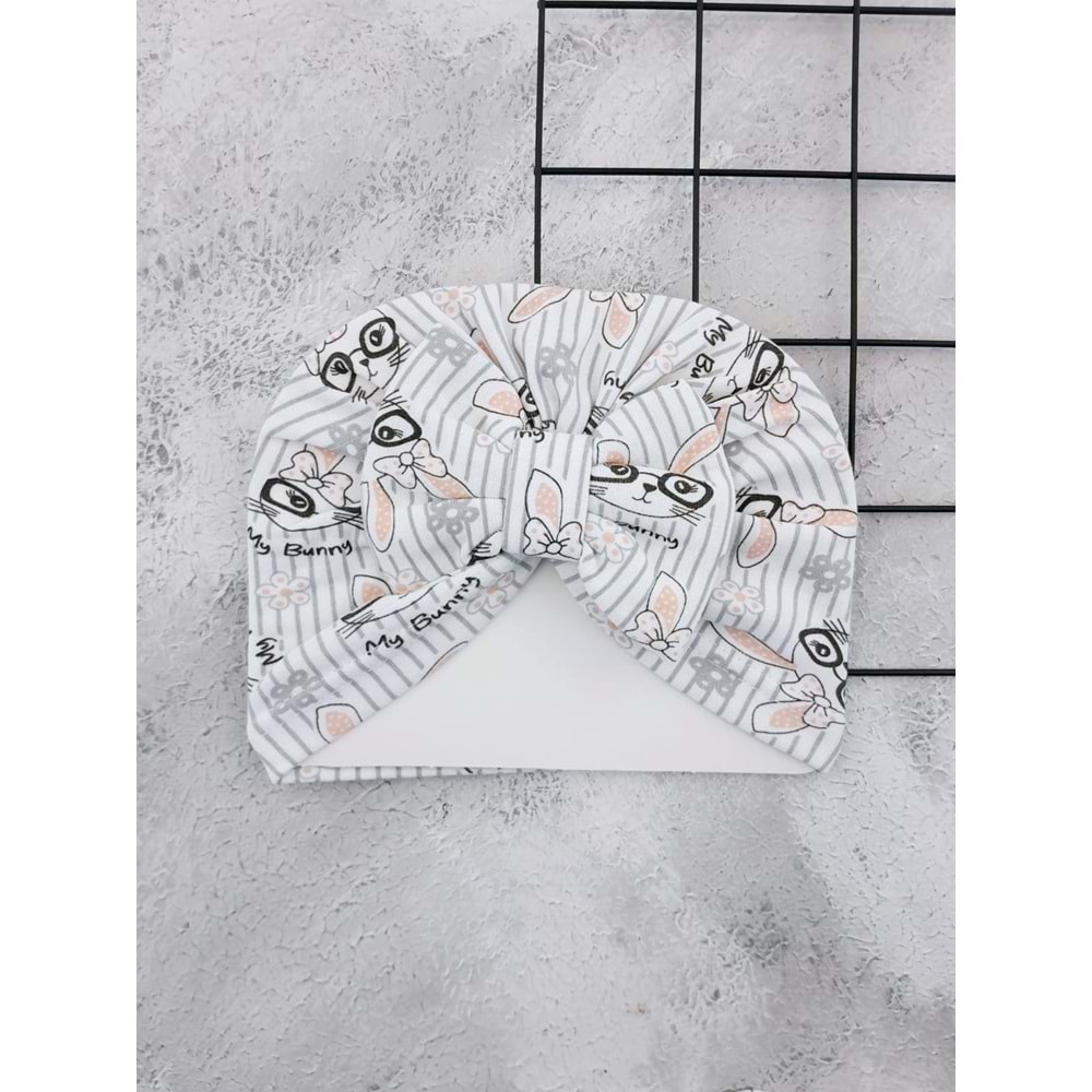 CAPMORE TAVŞAN BASKILI BONE - SOMON - 6-18 AY