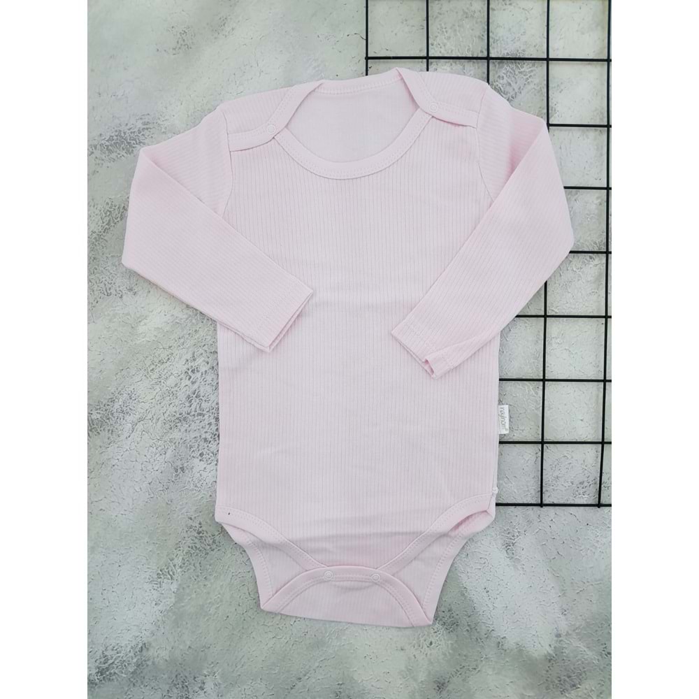 NAYİNOM 1508 UZUN KOL ÇITÇITLI BADİ - PEMBE - 6 YAŞ