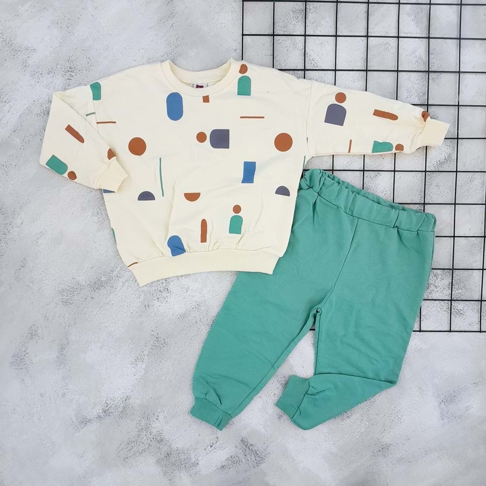 KRMS 779 ŞEKİLLER MEVSİMLİK TAKIM - MİND - 4 YAŞ