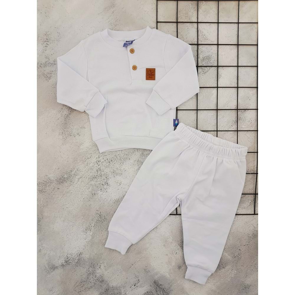 NAZAR 25138 ARMALI MEVSİMLİK TAKIM - BEYAZ - 12 AY