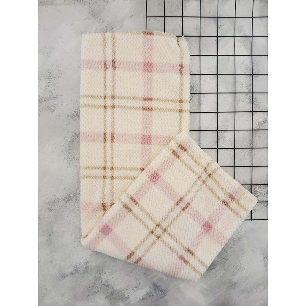 BEBİTOF 95270 EKOSELİ PELUŞ BATTANİYE 90*112 - PEMBE