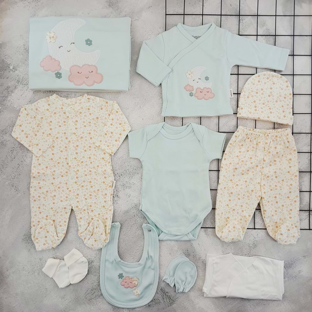 BEBİTOF 10123 SEVİMLİ AYBALAM 10 LU ZIBIN SET - MİNT