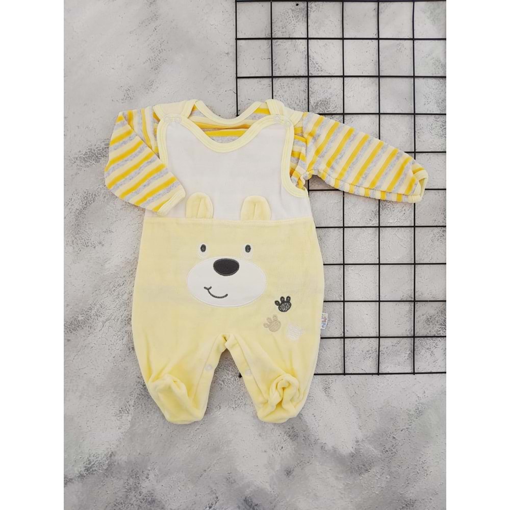 MİLLİON 4052 AYI NAKIŞLI KADİFE BAHÇIVAN - SARI - 6 AY