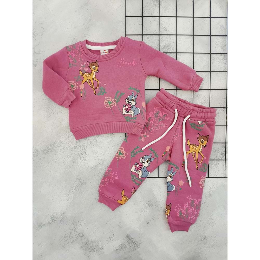 CİCİBOM 1905 BAMBİ BASKILI 3 İP TAKIM - MÜRDÜM - 9 AY