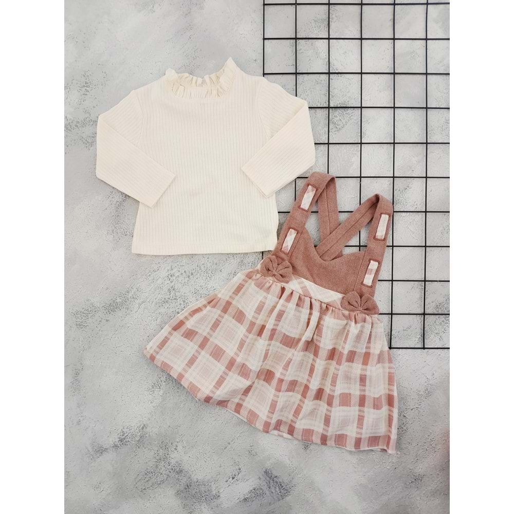 ÇİLEK 3220 FİYONKLU SALOPET TAKIM - MÜRDÜM - 18 AY