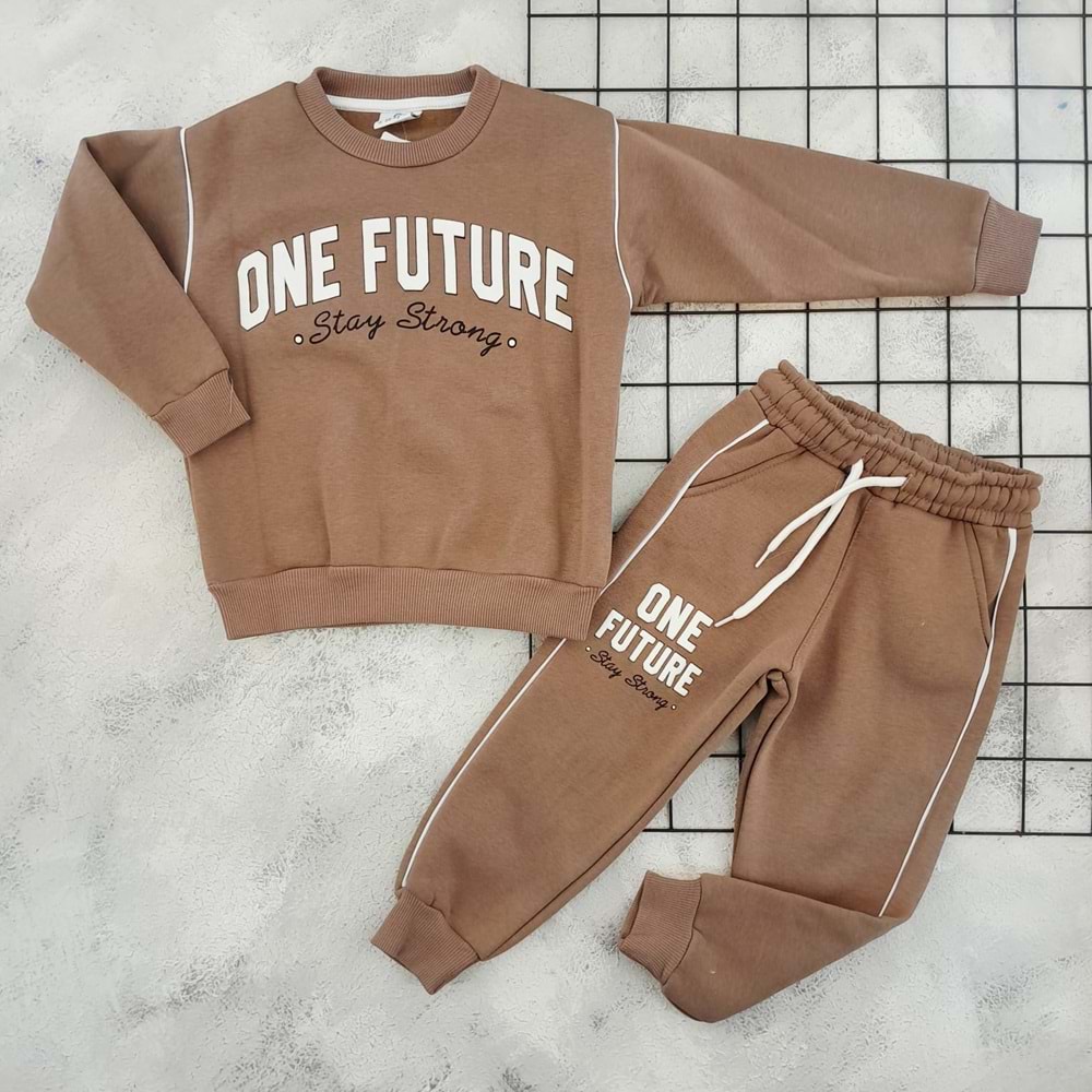 NAZAR 25855 ON FUTURE BASKILI 3 İP NTAKIM - KAHVE - 5 YAŞ