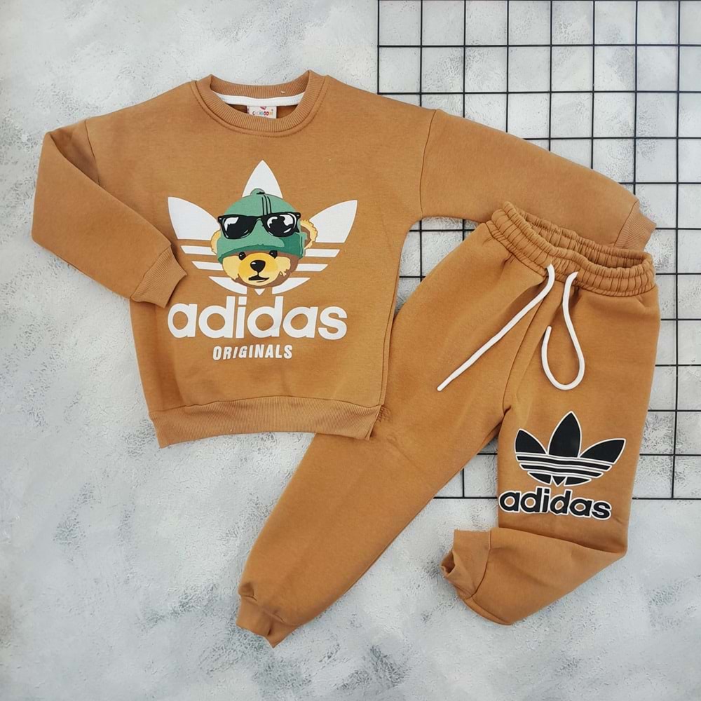 CİCİBOM 1935 AYICIK BASKILI 3 İP TAKIM - KAHVE - 5-6 YAŞ