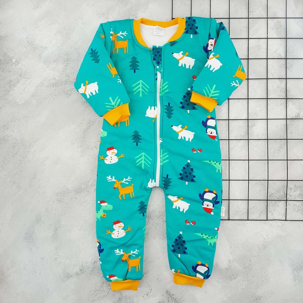 SEÇKİN 2,5 TOG KARDAN ADAM UYKU TULUMU - YEŞİL - 4 YAŞ