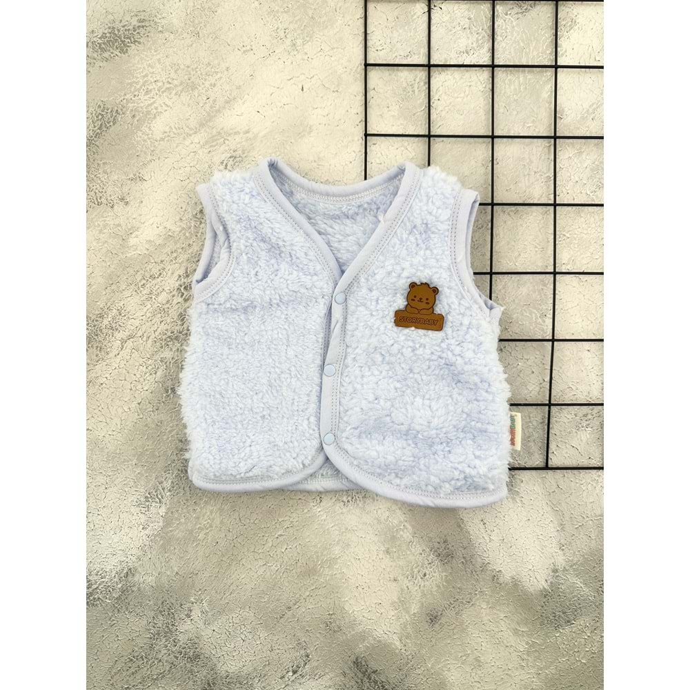 STORYBABY 1223 WELSOFT YELEK - MAVİ - 12-18 AY