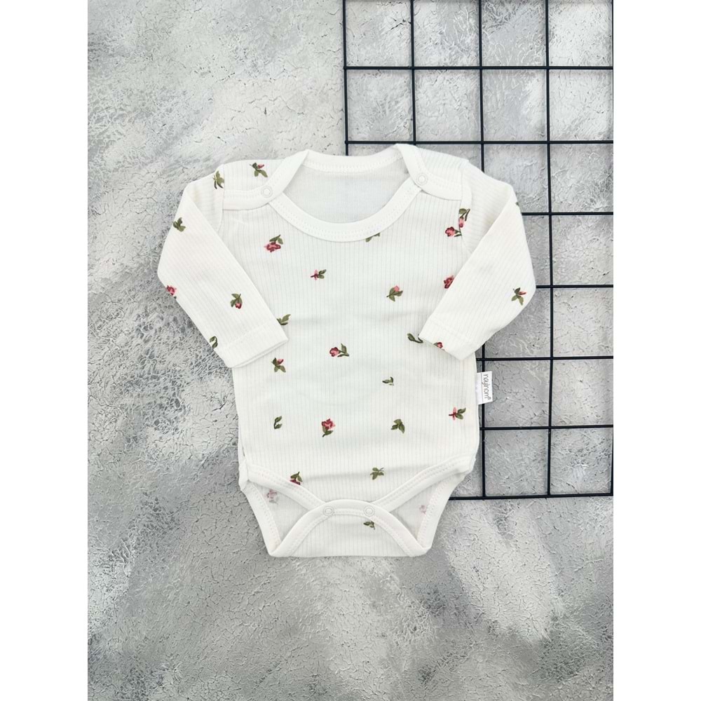 NAYİNOM 2800 LALE UZUNKOL ÇITÇITLI BADİ - KREM - 0 AY