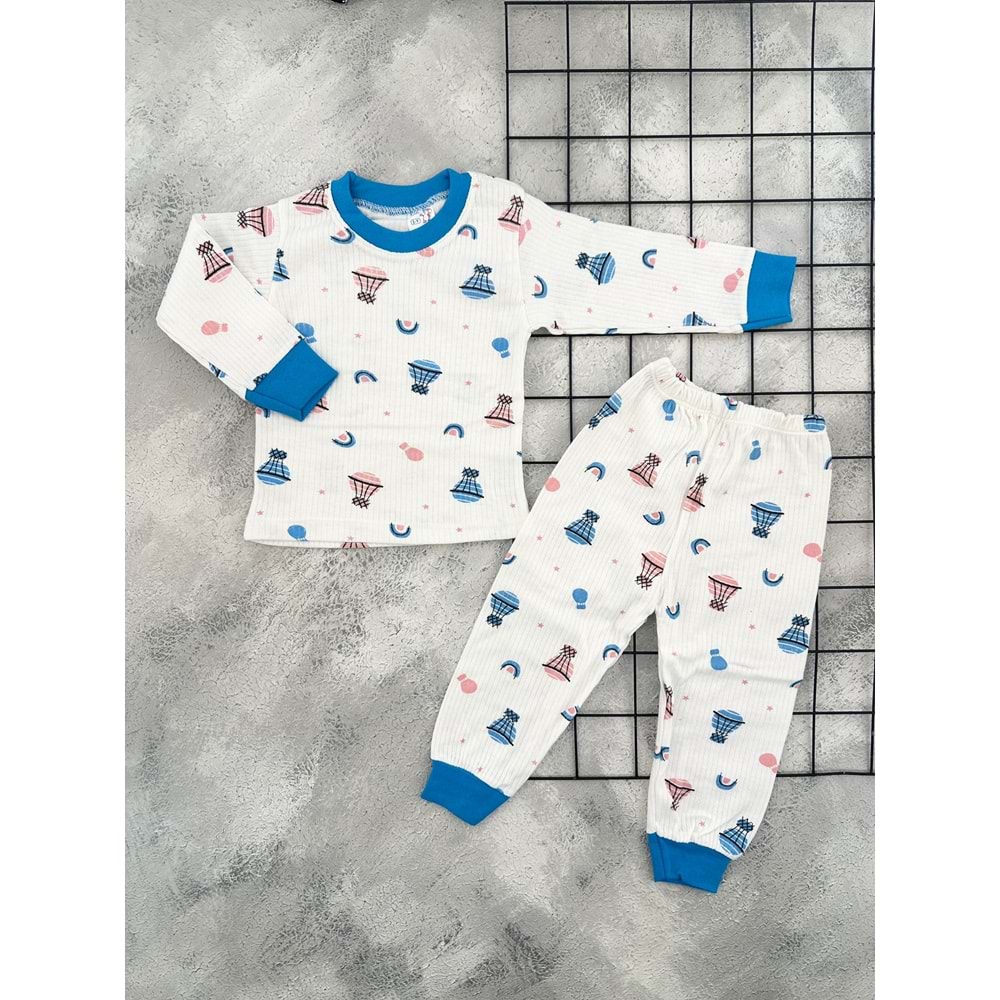 ÇUM ÇUM 1316 UÇAN BALON PİJAMA TAKIM