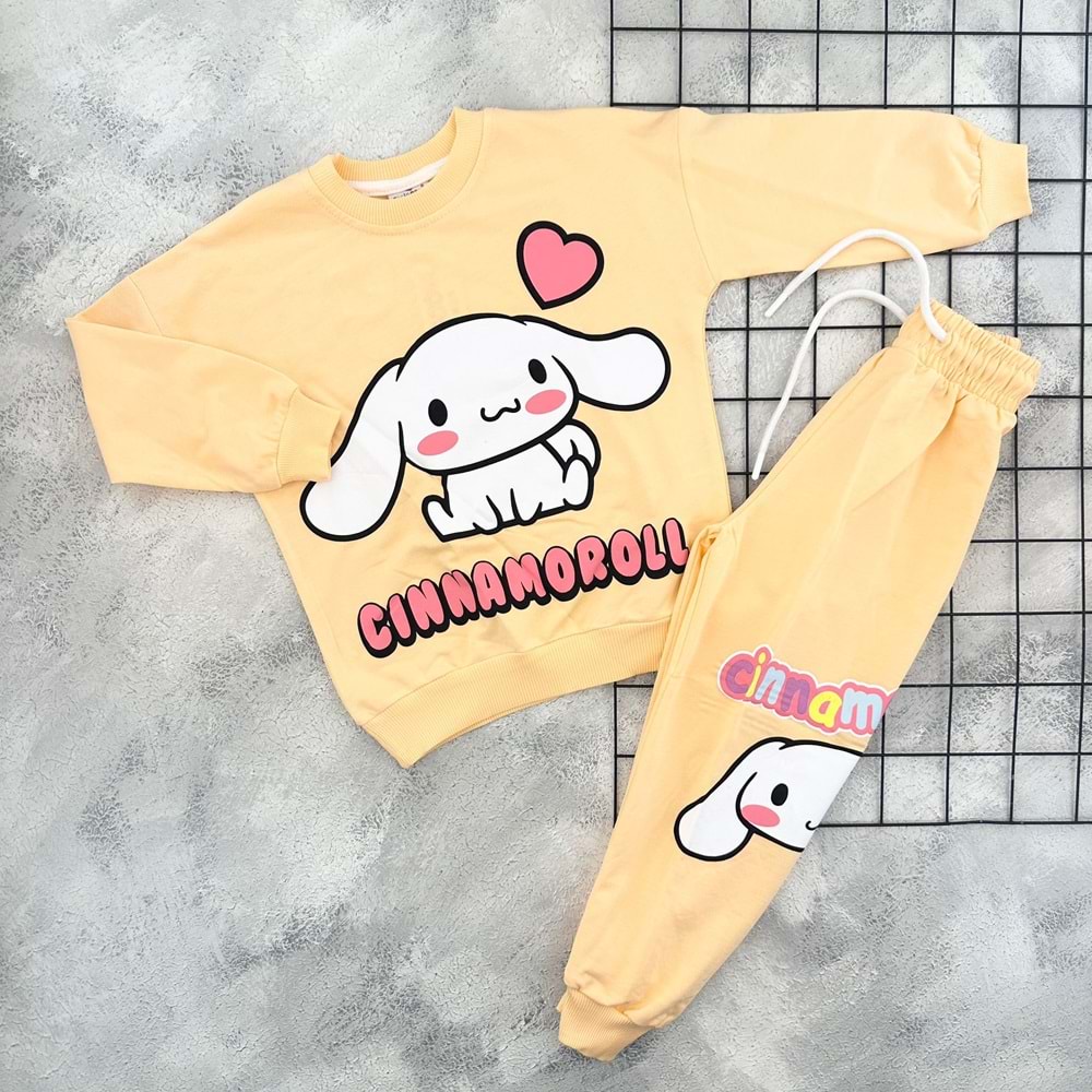 CİCİBOM 1947 CİNNAMAROLL BASKILI MEVSİMLİK TAKIM - SOMON - 5-6 YAŞ