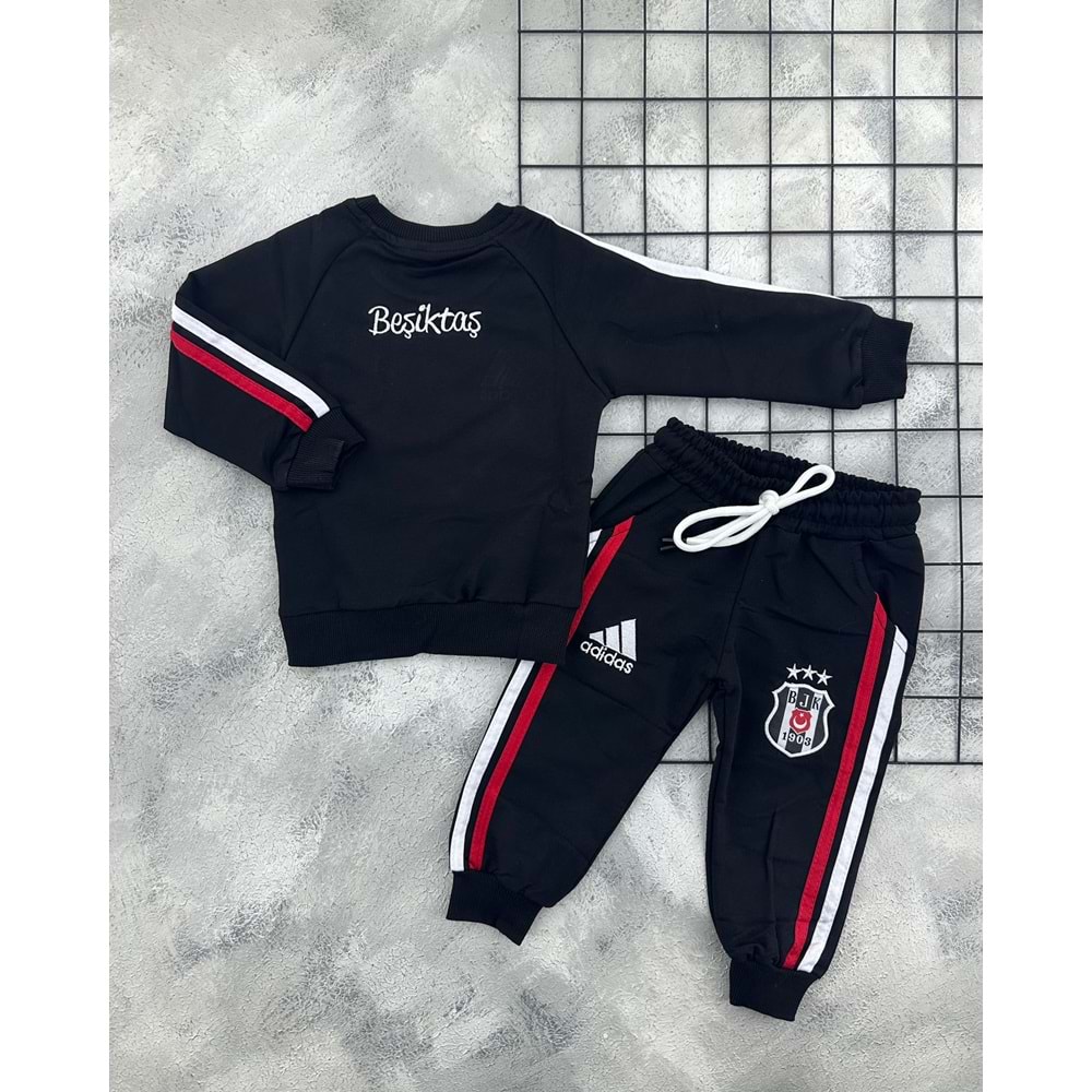 BEKA 1903 TARAFTAR MEVSİMLİK TAKIM - SİYAH-BEYAZ - 5 YAŞ