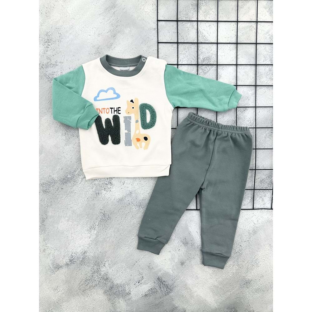 NİKUBY 45297 INTO THE WILD MEVSİMLİK TAKIM - YEŞİL - 9 AY