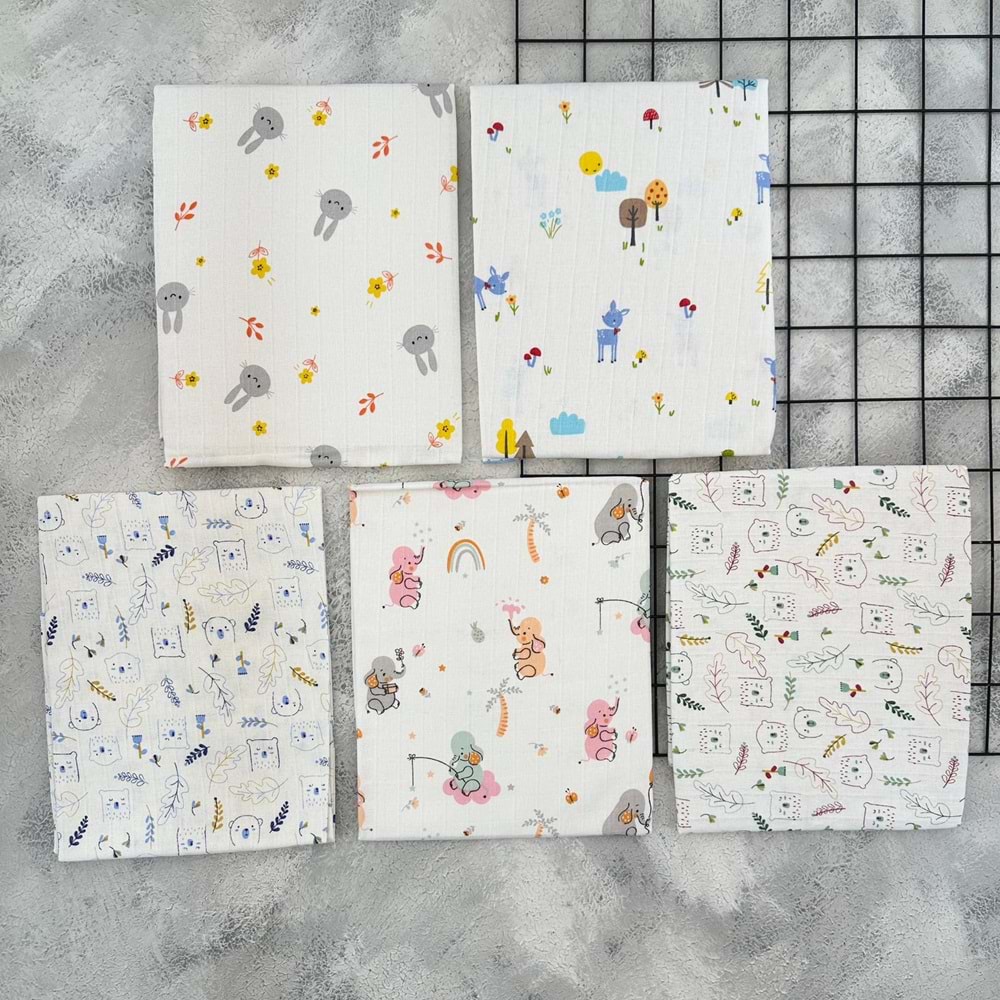 GÜLÜNCE 0101 TEK KAT MÜSLİN ÖRTÜ