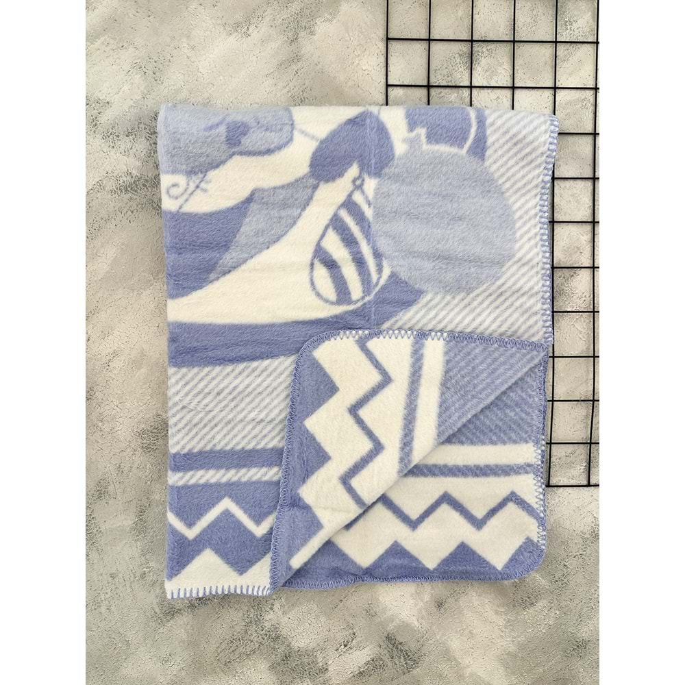 BERÇO 5055 AYILI PAMUK BATTANİYE - MAVİ