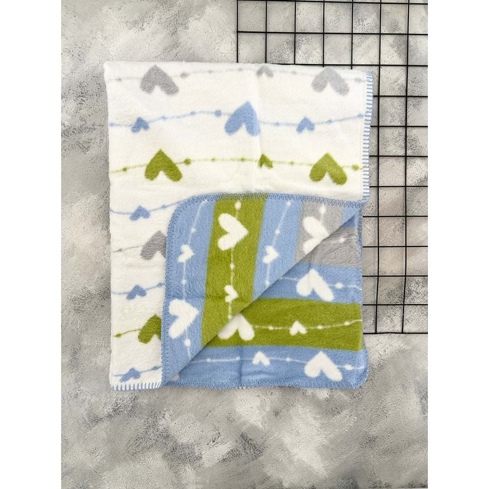 BERÇO 5155 KALPLİ PAMUK BATTANİYE - MAVİ