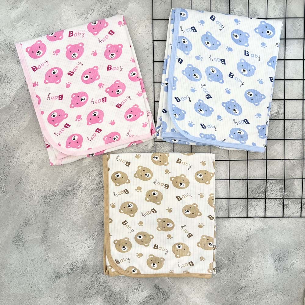 BERÇO 4055 AYI YÜZ ÇİFT KAT KUNDAK - PEMBE