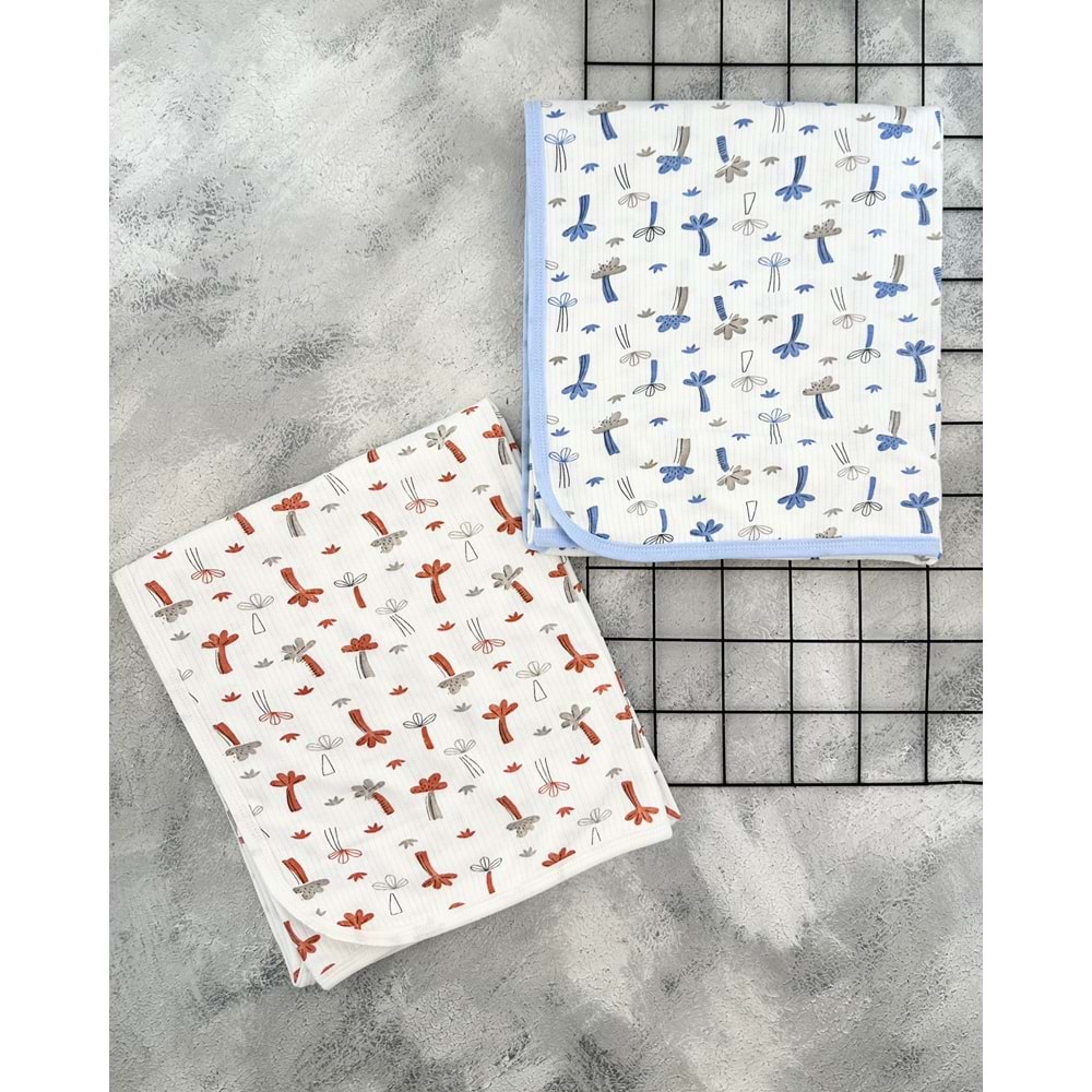 BERÇO 4355 PALMİYE ÇİFT KAT KUNDAK - TURUNCU