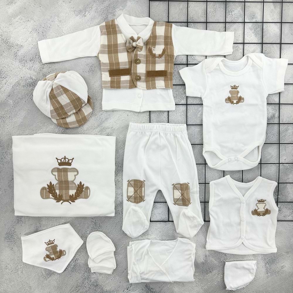 BABY ZUHU 0955 AYI NAKIŞLI 11 Lİ ZIBIN SET