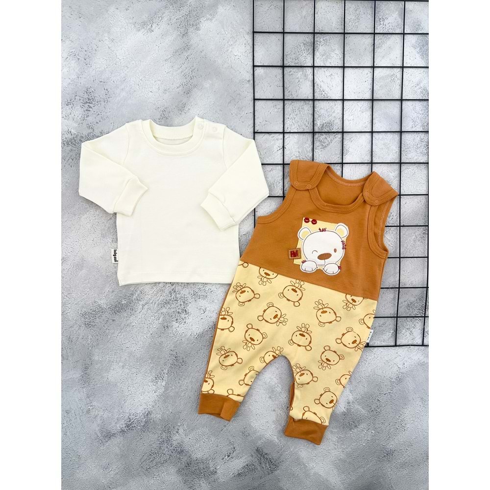 BABYCAN 3012 AYI NAKIŞLI TULUM - KİREMİT - 6-9 AY