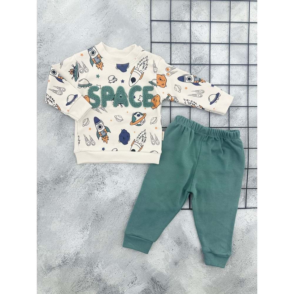 MİNİMUNDO 5347 UZAY BASKILI MEVSİMLİK TAKIM - MİND - 9 AY