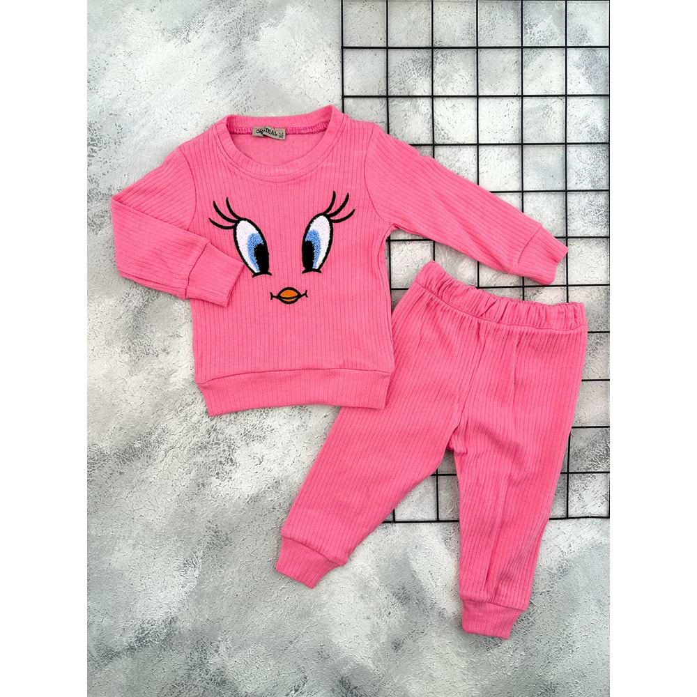 CİCİFİX 2021 TWEETY MEVSİMLİK TAKIM - PEMBE - 7 YAŞ