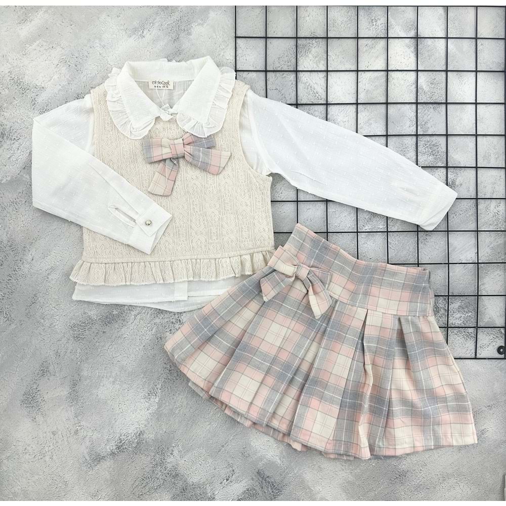 MİMO COOL 300 FİYONK EKOSE ETEKLİ 3 LÜ TAKIM - SOMON - 3 YAŞ