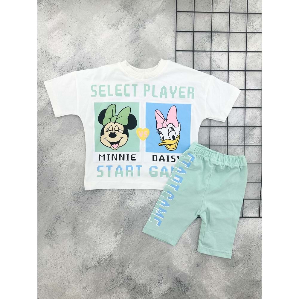 CİCİBOM 2000 DAİSY MİNNİE ŞORT TAKIM - MİND - 2 YAŞ