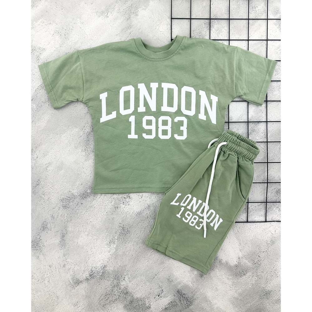 CİCİBOM 2008 LONDON ŞORT TAKIM - YEŞİL - 3-4 YAŞ